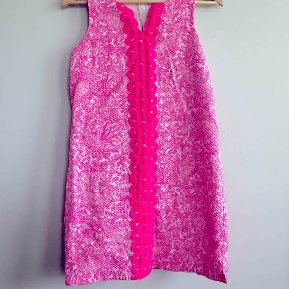Lilly Pulitzer for Target Girls XL 14-16 Pink Shift Dress in “See Ya Later.”